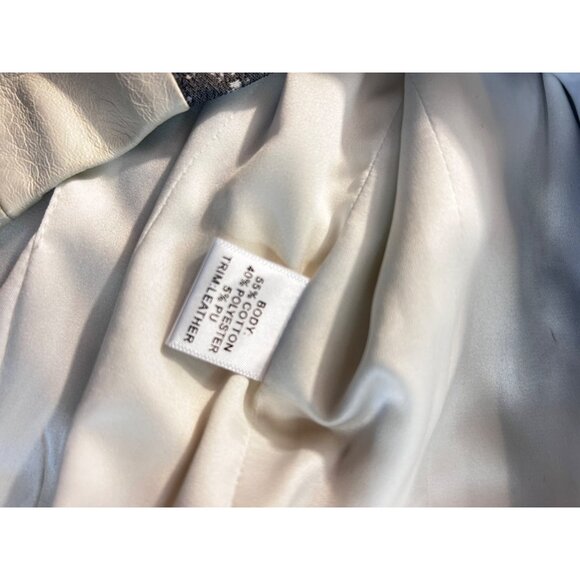 Calypso Paneled Dress Grey Combo Leather panels $248 NWT size 6 - Picture 10 of 10